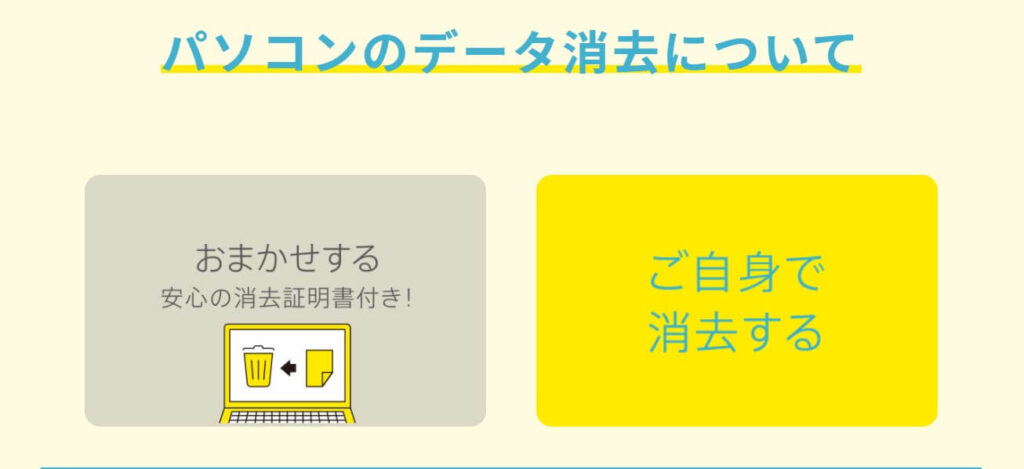 パソコンデータの消去について リネットジャパンリサイクル